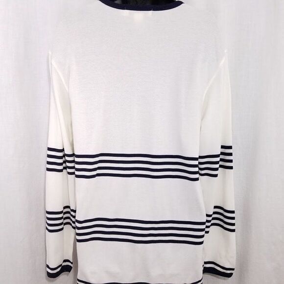 Nautica Competition Knit Shirt Vintage 90s Sweater V Neck Mens Size Large - Picture 3 of 5